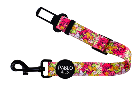 In Bloom: Adjustable Dog Car Restraint