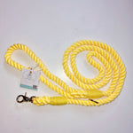 Sunshine yellow rope Lead - The Flying Dog n Co