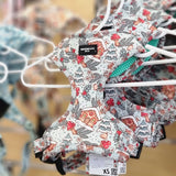 Toadstool Wonderland Christmas harness - The Flying Dog n Co