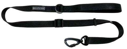 Dog Adjustable Leash: Black