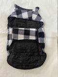 Black and White check fleece jacket