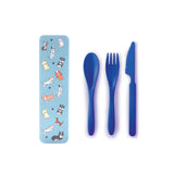 Wheat Straw Travel Cutlery Set - The Flying Dog n Co