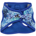 Step in Cat Harness - Blue Snakeskin