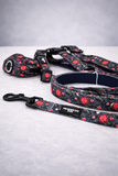 Embroidered Rose - Dog Leash - The Flying Dog n Co