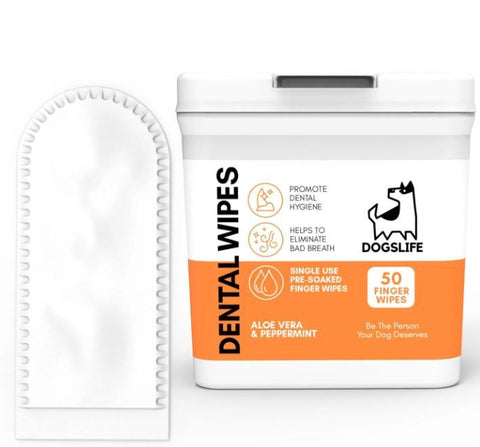 DogsLife Dental Wipes 50 Pack