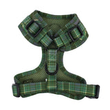 Green Plaid: Adjustable Harness - Pablo & Co - The Flying Dog n Co