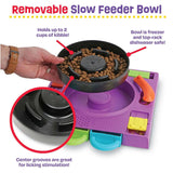 Brightkins DJ Doggo Interactive Dog Puzzle Feeder