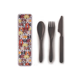 Wheat Straw Travel Cutlery Set - The Flying Dog n Co