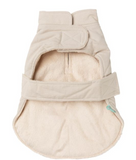 Cotton winter wrap vest - Sandstone - The Flying Dog n Co
