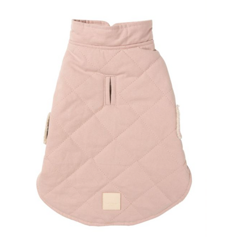 Cotton winter wrap vest - soft blush - The Flying Dog n Co