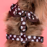 Polka Dots: Adjustable Harness - The Flying Dog n Co
