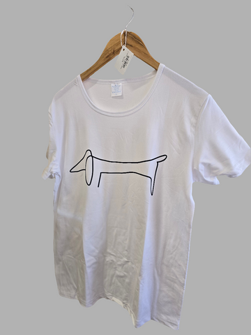 Dachund outline - T-shirt