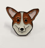 Mini Dog Head Brooch