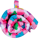 ON-THE-GO PET MAT: Beary Sweet/Rainbow Gingham