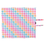 ON-THE-GO PET MAT: Beary Sweet/Rainbow Gingham