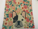 French Bulldog with Flowers - Tote Bag