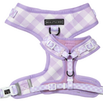Berry Gingham Adjustable Harness - The Flying Dog n Co