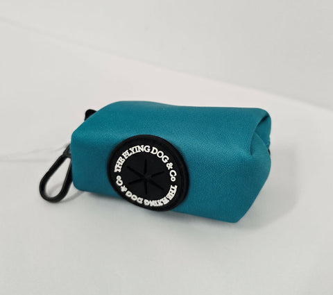 Poop bag holder Teal