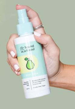soft pear dog cologne mist spray dog coat flying dog