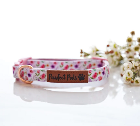 Think pretty thoughts - adjustable soft Collar - The Flying Dog n Co