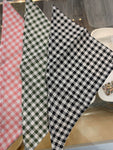 Gingham Dog Bandana – Pink, Green, or Black