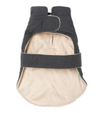 Cotton winter wrap vest - Slate grey - The Flying Dog n Co