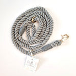 "Falcon" Grey - Luxe and Strong Rope Lead - The Flying Dog n Co