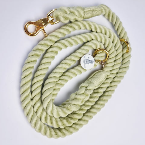 "SAGE" - Luxe and Strong Rope Lead - The Flying Dog n Co